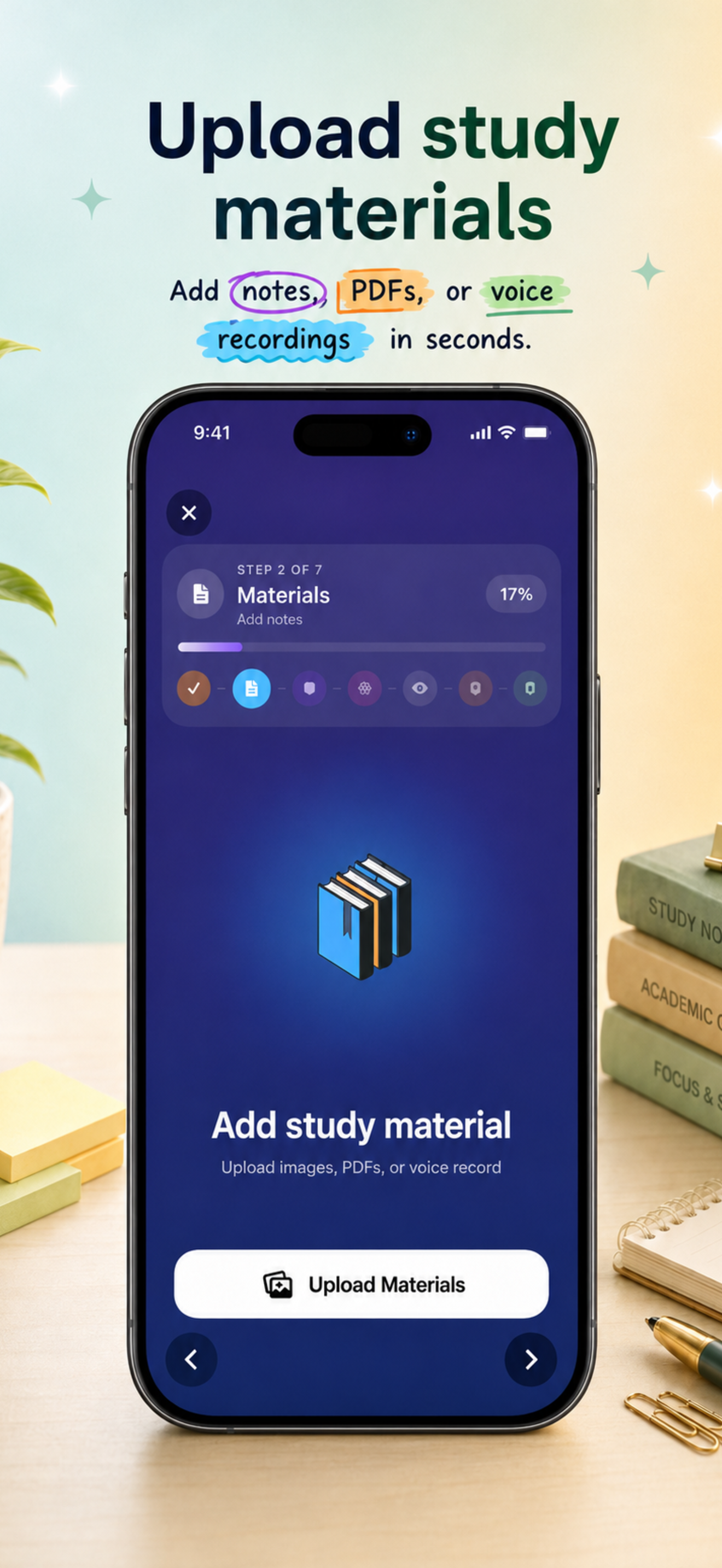 Turn anything into study material screenshot