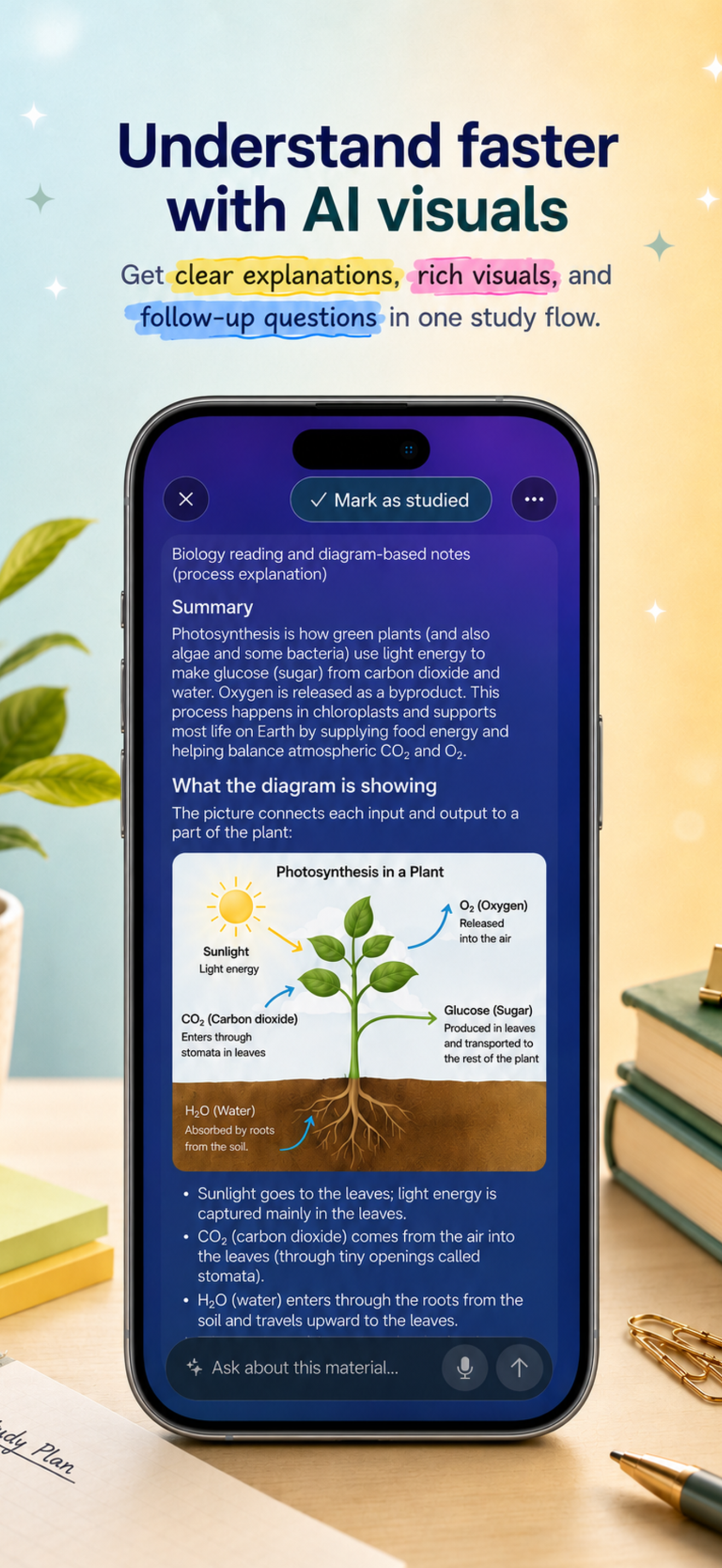 AI summaries screenshot